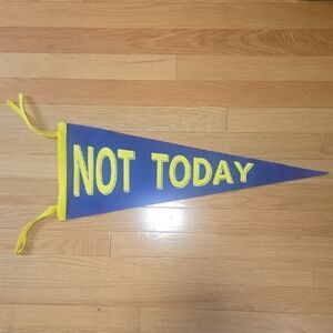 Not Today Pennant